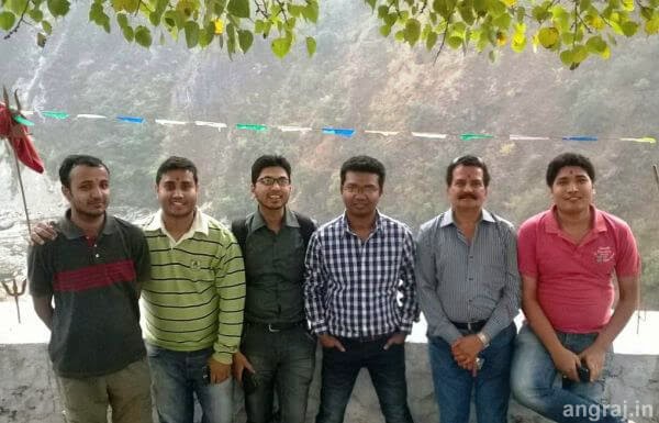 With friends at Nag Mandir Arunachal Pradesh 
